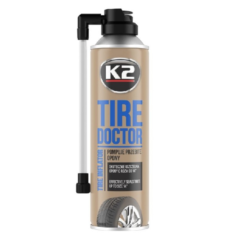 Засіб ремонту шин K2 Tire Doctor, 400мл.