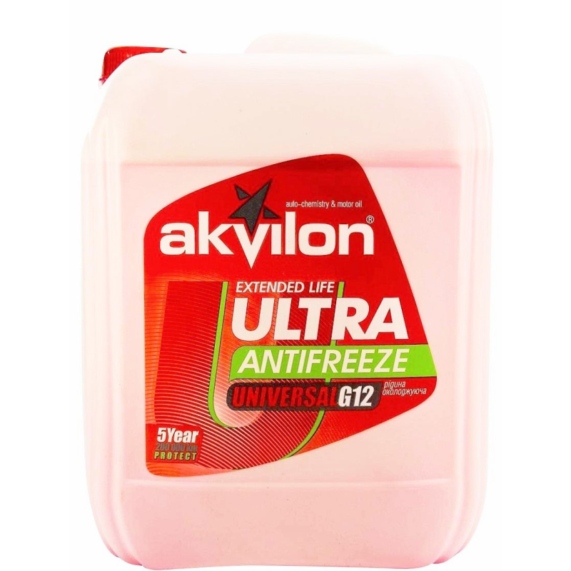 Антифриз G12 Akvilon Ultra -40°С (червоний) 10кг. Антифриз G12 Akvilon Ultra -40°С (червоний) 10кг.