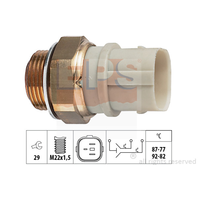 Датчик вентилятора VW TRANSPORTER IV 1.8-2.8 90-03 Датчик вентилятора VW TRANSPORTER IV 1.8-2.8 90-03