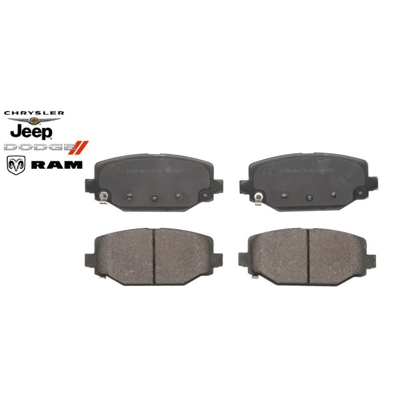 Колодки гальм задні CHRYSLER VOYAGER V, DODGE JOURNEY, FIAT FREEMONT, LANCIA VOYAGER, VW ROUTAN 07-