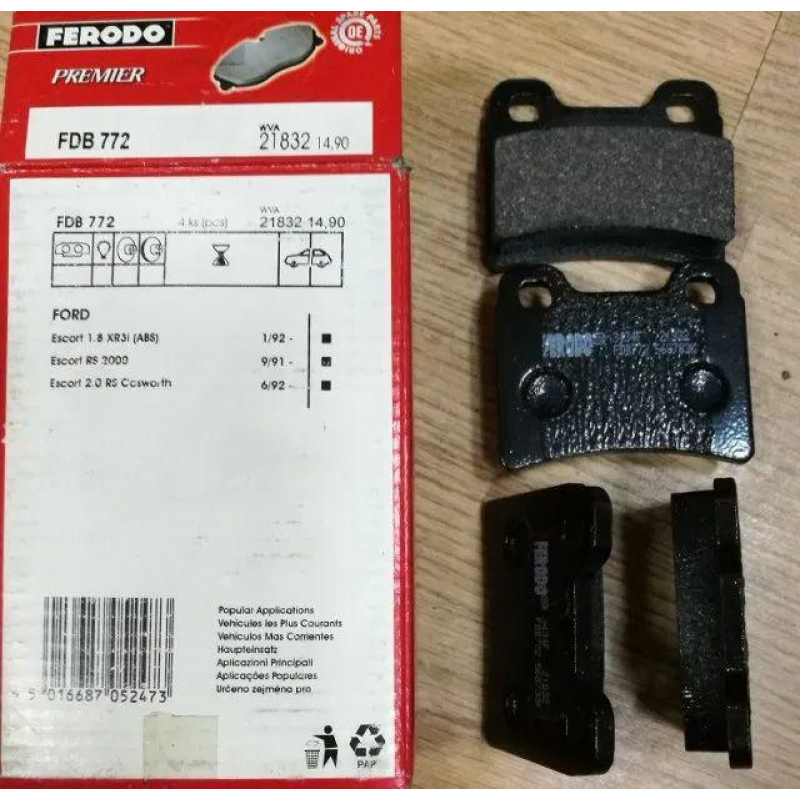 Колодка гальм задня FORD ESCORT,ORION;KIA SEPHIA,SHUMA 90-01 (FERODO) Колодка гальм задня FORD ESCORT,ORION;KIA SEPHIA,SHUMA 90-01 (FERODO)