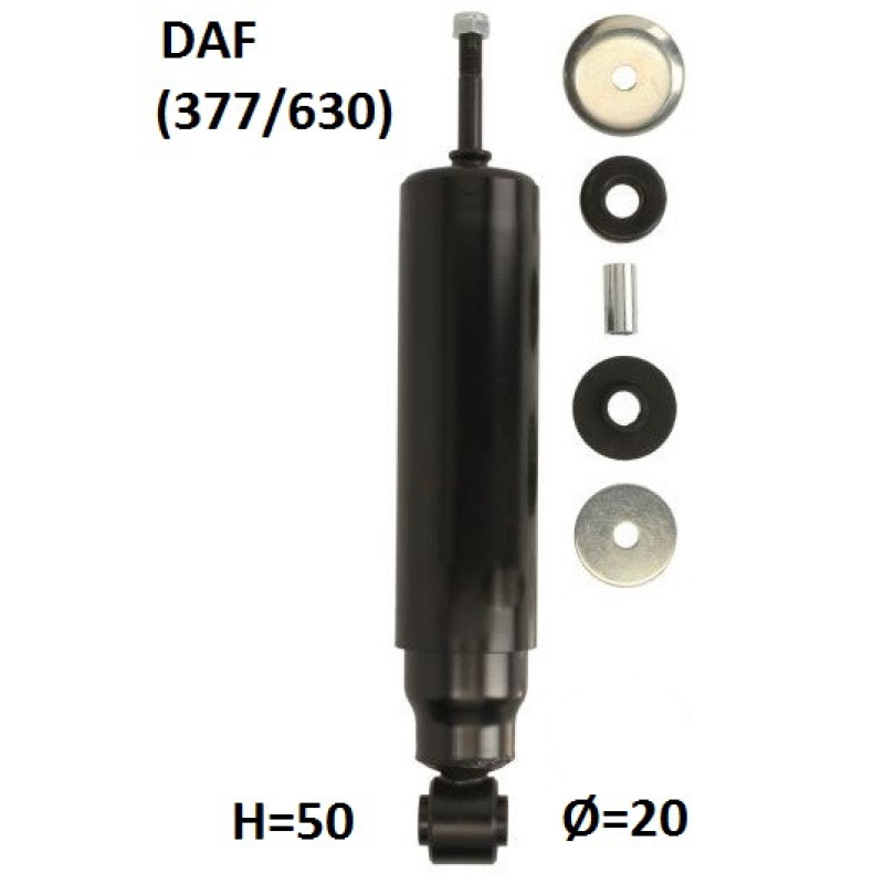 Амортизатор (377/630) Daf 65, 65cf, 75, 75cf, 85cf, 95, 95xf, cf75, cf85, lf45, xf95, xf105 87- (