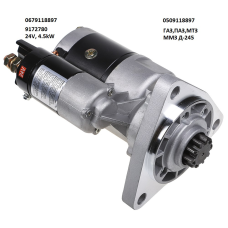 Стартер 24V, 4,5kW, 10зуб. ГАЗ, ПАЗ, МАЗ, ЗіЛ, МТЗ з дв. ММЗ 245 та модиф.