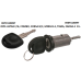 Замок запалювання (секрет) з ключами OPEL ASTRA F/G, COMBO, CORSA B/C, MERIVA A, TIGRA, ZAFIRA A 91- Замок запалювання (секрет) з ключами OPEL ASTRA F/G, COMBO, CORSA B/C, MERIVA A, TIGRA, ZAFIRA A 91-